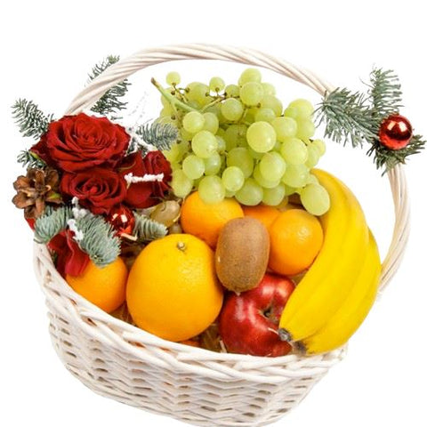Festive Fruit Basket - Flowers Box London