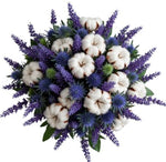 Fields of Lavender and Cotton Bouquet