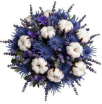 Fields of Lavender and Cotton Bouquet