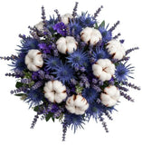 Fields of Lavender and Cotton Bouquet