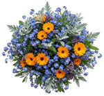 Forget Me Not and Orange Calendula Bouquet
