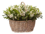Fragrant Basket of Lily of the Valley and Stock - Flowers Box London