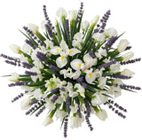 Fragrant Bouquet of Sweet Pea and Iris and Lavender - Flowers Box London
