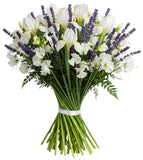 Fragrant Bouquet of Sweet Pea and Iris and Lavender - Flowers Box London