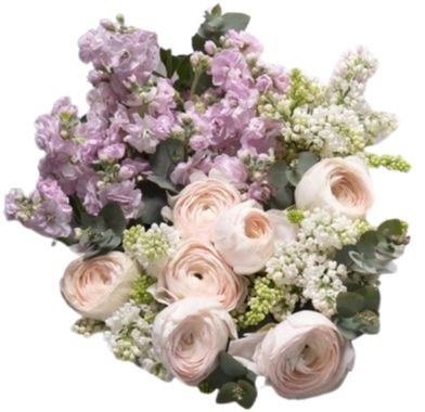 Fragrant Pastel Trio Bouquet - Flowers Box London