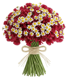Fragrant Sweet Pea and Daisy Tanacetum Bouquet - Flowers Box London