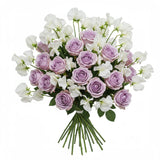 Fragrant Sweet Pea with Roses Bouquet