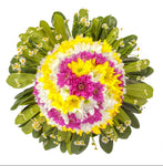 Funy Fresh Flowers Egg Arangement