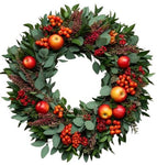 Garden Autumn Door Wreath - Flowers Box London