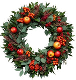 Garden Autumn Door Wreath - Flowers Box London