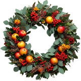 Garden Autumn Door Wreath - Flowers Box London