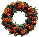 Garden Fruits Door Wreath - Flowers Box London