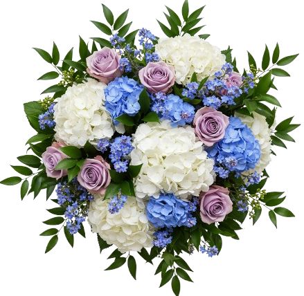 Garden Symphony in Lavender Bouquet