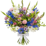 Georgina and Gladiolus Garden Bouquet - Flowers Box London