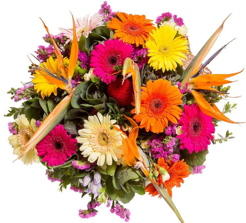 Gerbera and Exotic Touch Bouquet