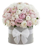 Glamour Box of Peonies and Ranunculus Box - Flowers Box London