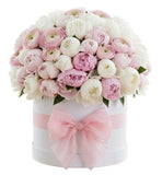 Glamour Box of Peonies and Ranunculus Box - Flowers Box London
