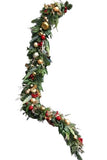 Golden Glow and Spruce Holiday Garland - Flowers Box London