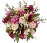 Gorgeous Bouquet of Calla Lily and Roses