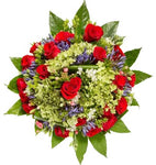Gorgeous Bouquet of Green Hydrangea and Roses