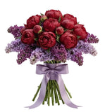 Gorgeous Bouquet of Peonies in Lilac - Flowers Box London