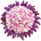 Gorgeous Bouquet of Peonies in Lilac - Flowers Box London