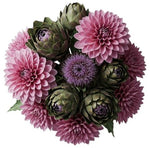 Gorgeous Bouquet of Pink Dahlia and Architoke