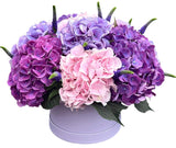 Gorgeous Box of Hydrangea with Blue Veronica - Flowers Box London
