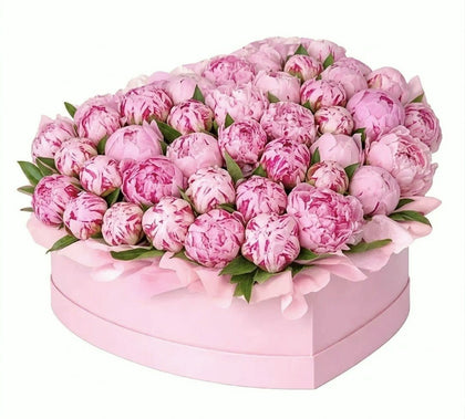 Gorgeous Box of Peonies - Flowers Box London