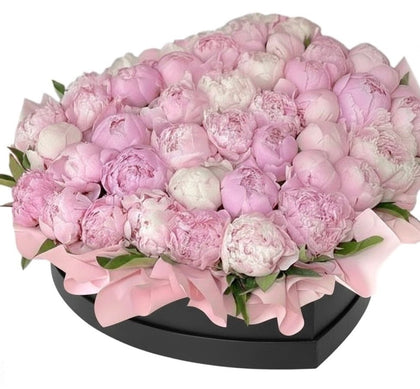 Gorgeous Box of Peonies - Flowers Box London