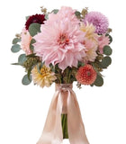 Gorgeous Colored Dahlia Bouquet - Flowers Box London