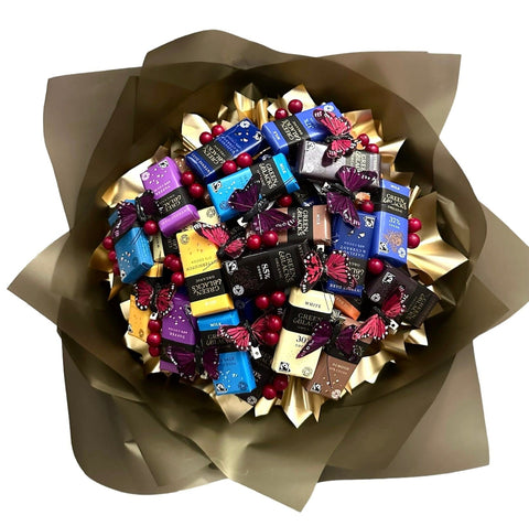 Green and Blacks Organic Chocolate Bouquet - Flowers Box London