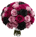 Halloween Spaider Bouquet of Roses - Flowers Box London