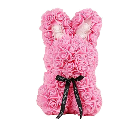 Handmade Pink Bunny Rabbit - Flowers Box London