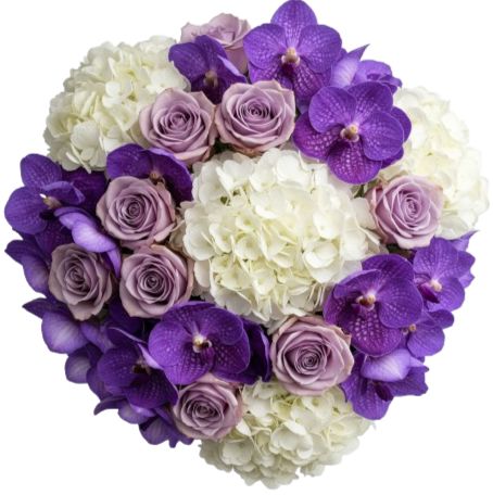 Harmony in Purple Hues Bouquet