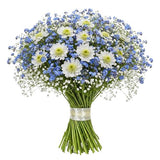 Heavenly Blue Blooming Whisper Bouquet