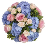 Hydrangea and Roses Bouquet - Flowers Box London