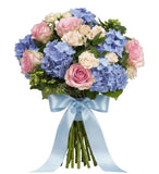 Hydrangea and Roses Bouquet - Flowers Box London