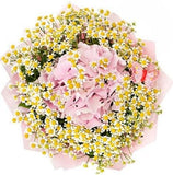 Hydrangea with Tanacetum Bouquet - Flowers Box London
