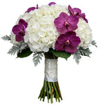 Hydrangea with Vanda Orchids Blooms Bouquet
