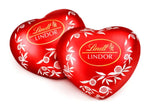 Indulge in Romance: Lindt Heart Box with 100g of Milk Lindor Chocolate Hearts