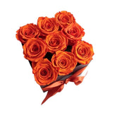 Infinity Luxury Roses Square Box - Rose Head Ø 3,5 cm - Flowers Box London