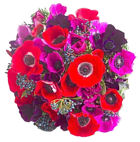 Just Anemone Bouquet - Flowers Box London