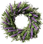 Lavender and Gypsophila and Greenery Door Wreath