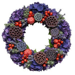 Lavender Dreams Berry Charm Door Wreath