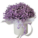Lavender Gypsophila Box - Flowers Box London