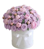 Lavender Rose and Peony Pastel Bloom Box - Flowers Box London