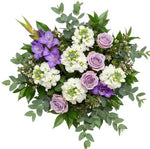 Lavender Roses with Stocks and Gladioli Bouquet