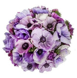 Light Purple Anemone Bouquet - Flowers Box London