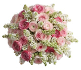 Lilac Bouquet with Ranunculus and Garden Roses - Flowers Box London